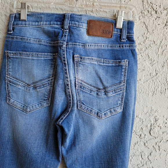 🟣BKE Alec Straigh Leg Regular Fit Stretch Denim Jeans Men's 30R 30L - Picture 8 of 8